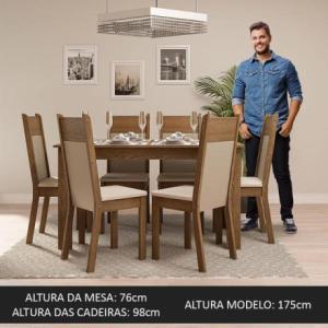 CONJUNTO DE SALA DE JANTAR COMPLETO - POR R$ 671,49