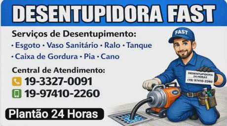 19-97410-2260 Desentupidora no Parque Jambeiro em Campinas